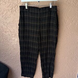 Vince  Dark Plaid Chinos